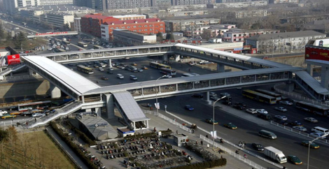 北京中关村跨街天桥